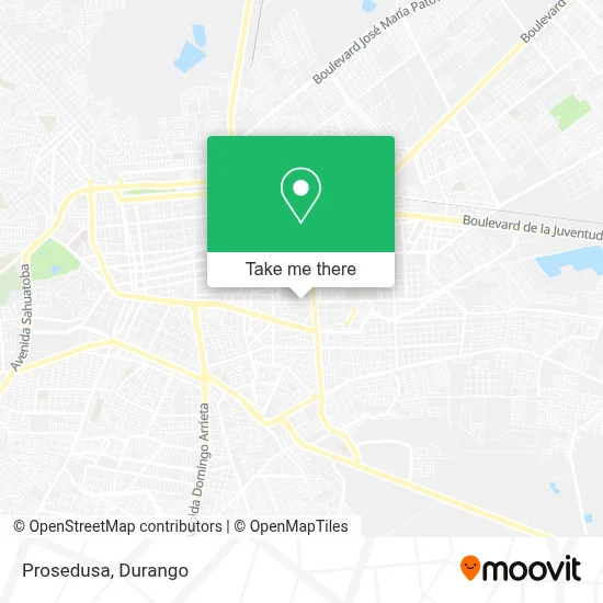 Prosedusa map