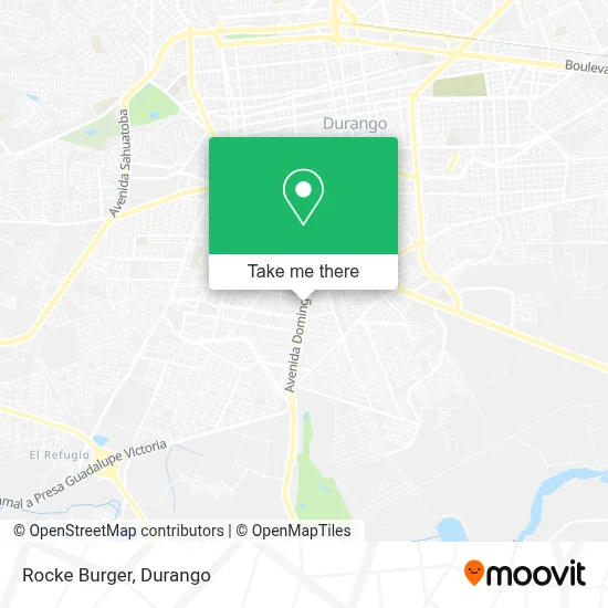 Rocke Burger map