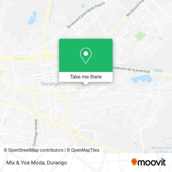 Mix & Yoa Moda map