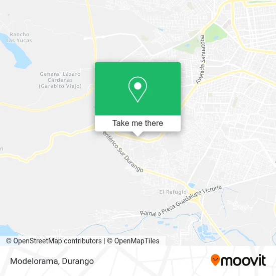 Modelorama map