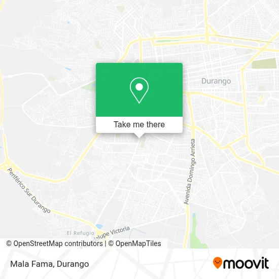 Mala Fama map
