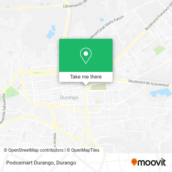 Podosmart Durango map