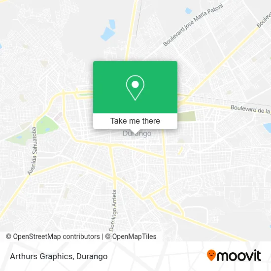Arthurs Graphics map