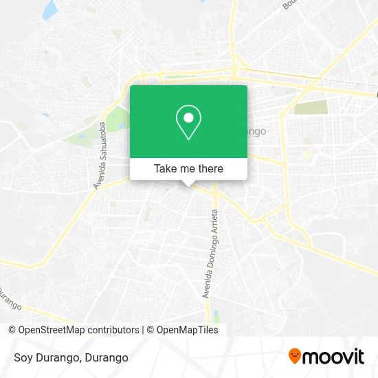 Soy Durango map