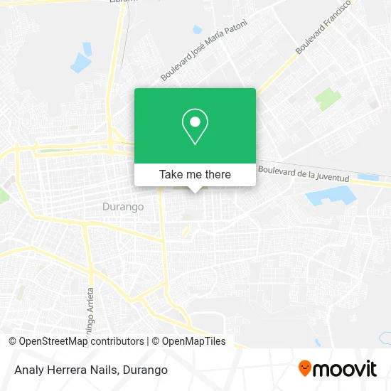 Analy Herrera Nails map