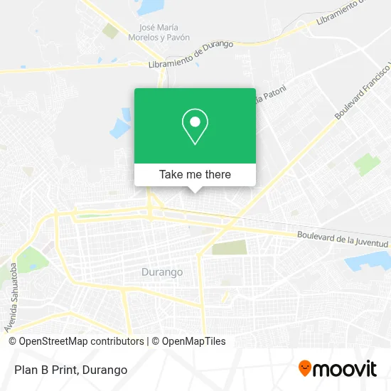 Plan B Print map