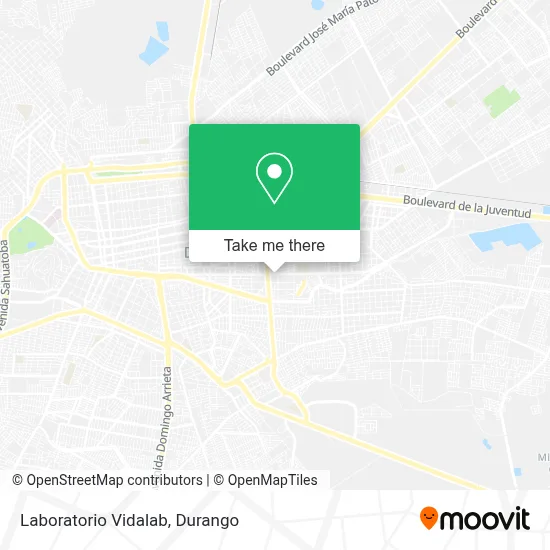 Laboratorio Vidalab map