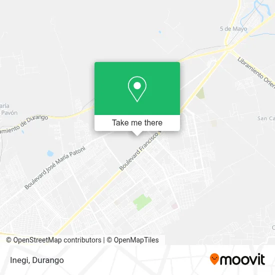 Inegi map