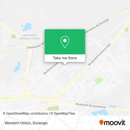 Western Union map