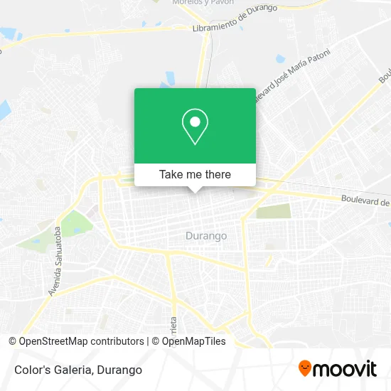 Color's Galeria map