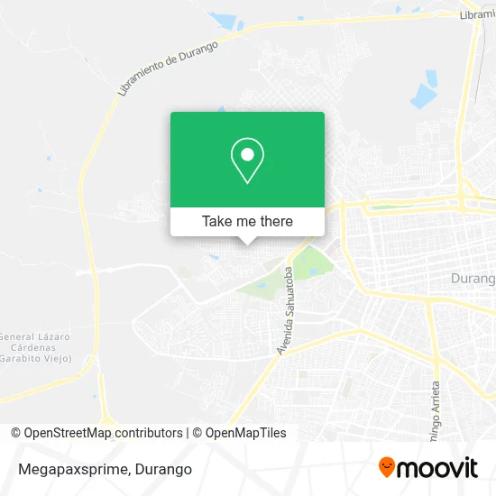 Megapaxsprime map