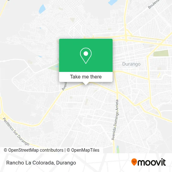 Rancho La Colorada map