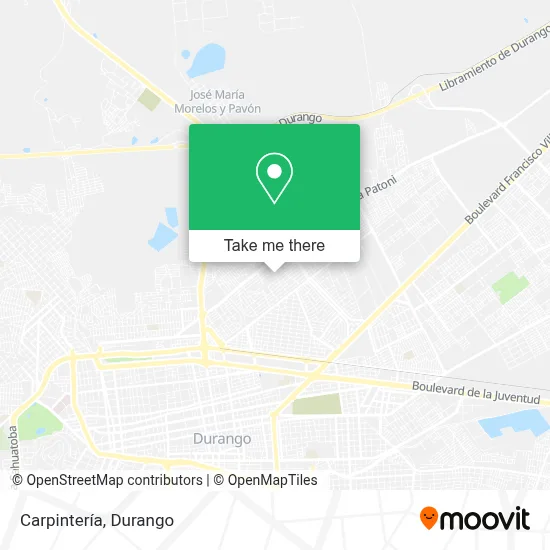Carpintería map