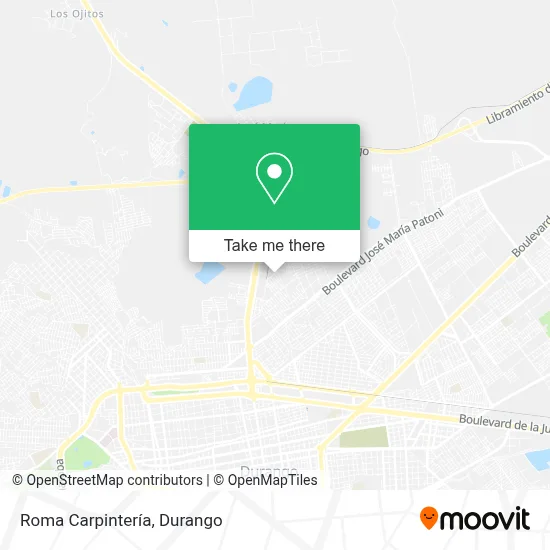 Roma Carpintería map