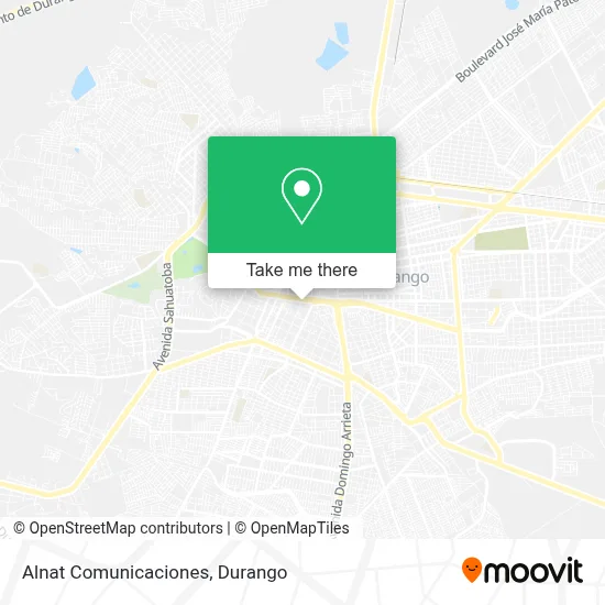 Alnat Comunicaciones map