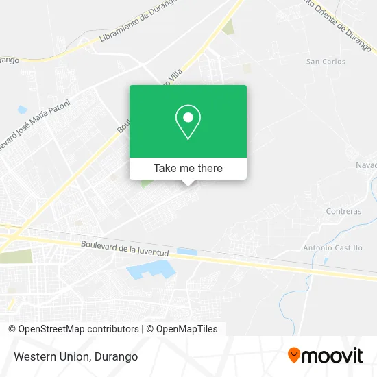 Western Union map