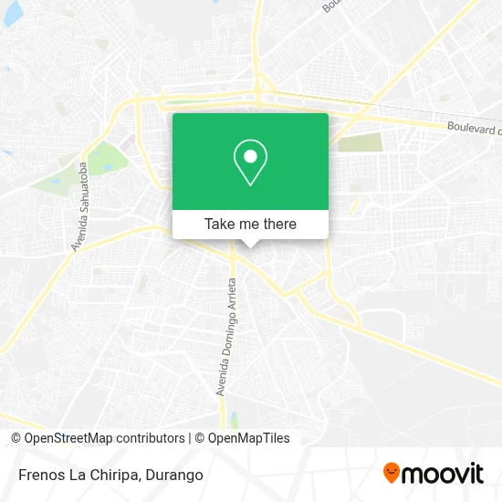 Frenos La Chiripa map