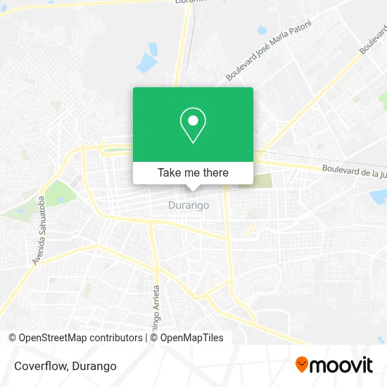 Coverflow map