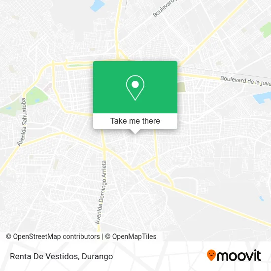 Renta De Vestidos map