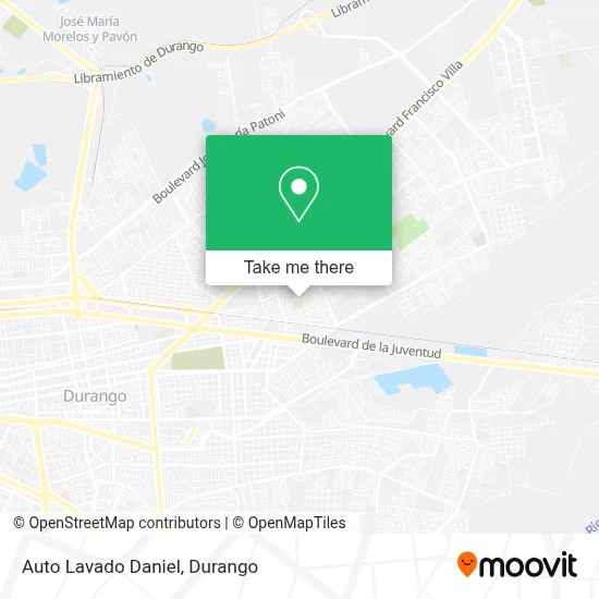 Auto Lavado Daniel map