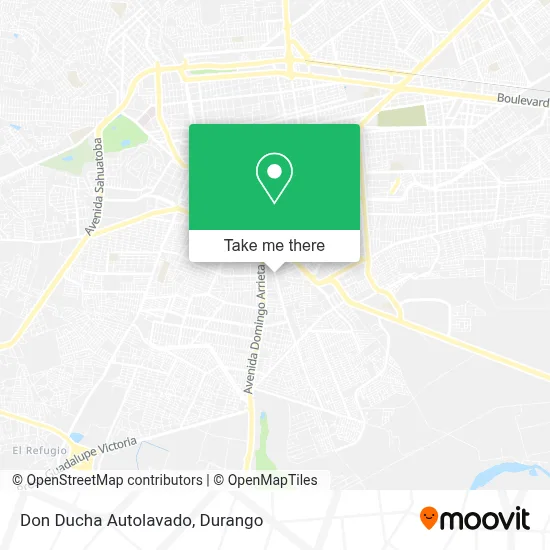 Don Ducha Autolavado map