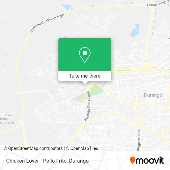 Chicken Lover - Pollo Frito map