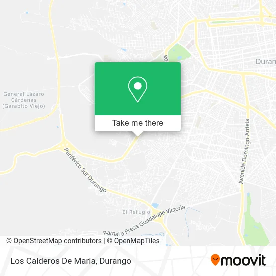 Los Calderos De Maria map
