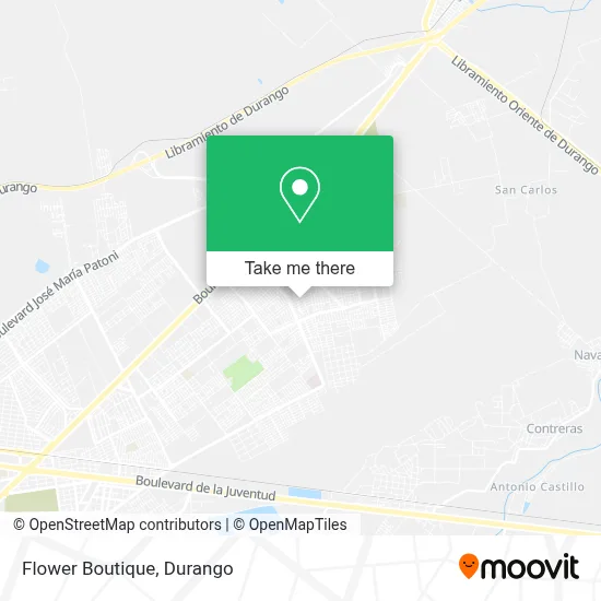 Boutique Flower map