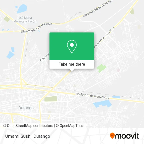 Umami Sushi map