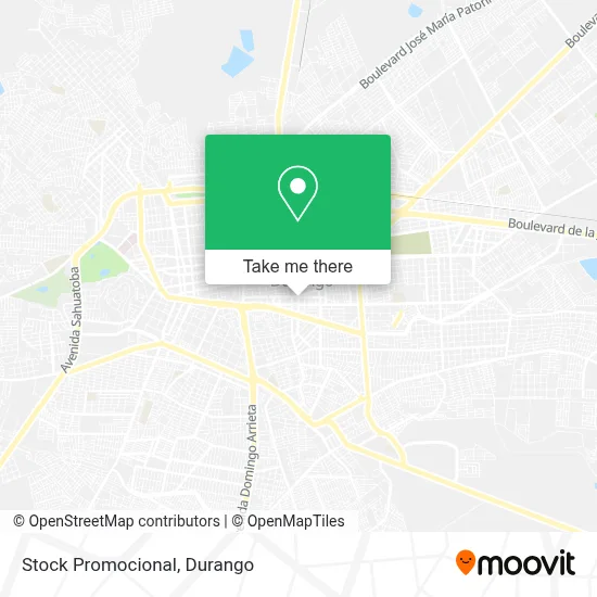 Stock Promocional map