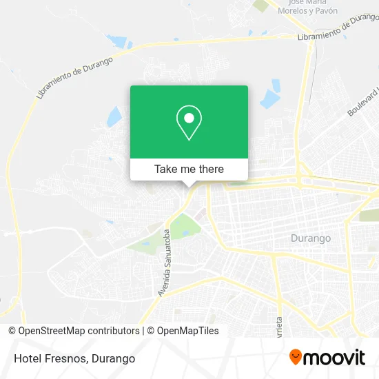 Hotel Fresnos map