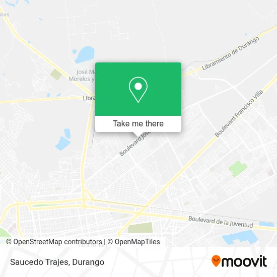 Saucedo Trajes map