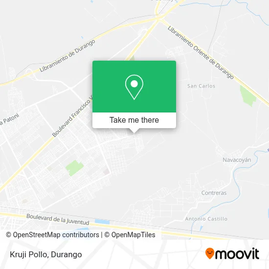 Kruji Pollo map