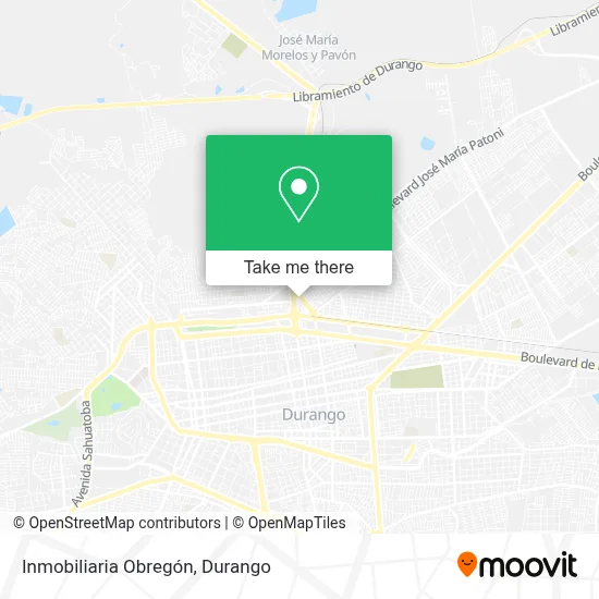 Inmobiliaria Obregón map