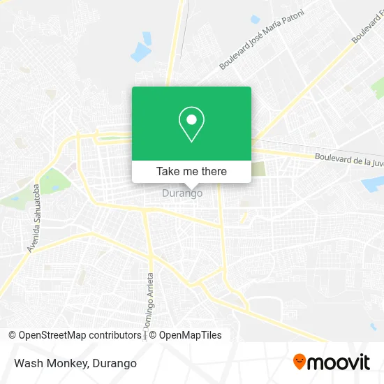 Wash Monkey map
