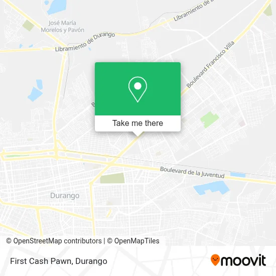 First Cash Pawn map