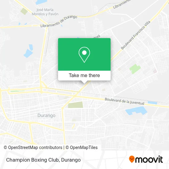 Champion Boxing Club map