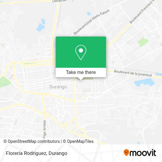 Florería Rodriguez map