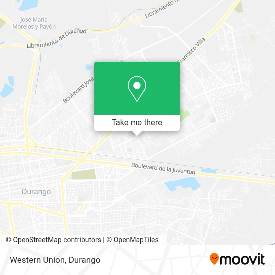 Western Union map