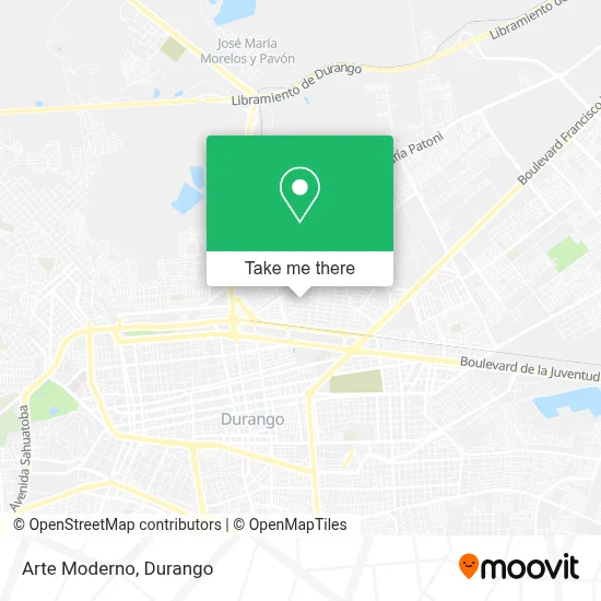 Arte Moderno map