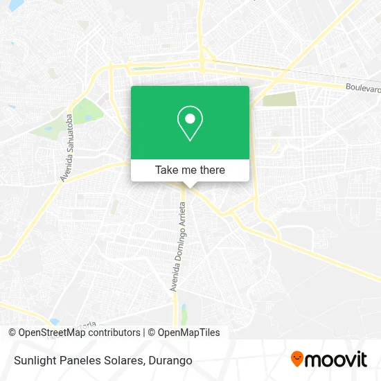 Sunlight Paneles Solares map
