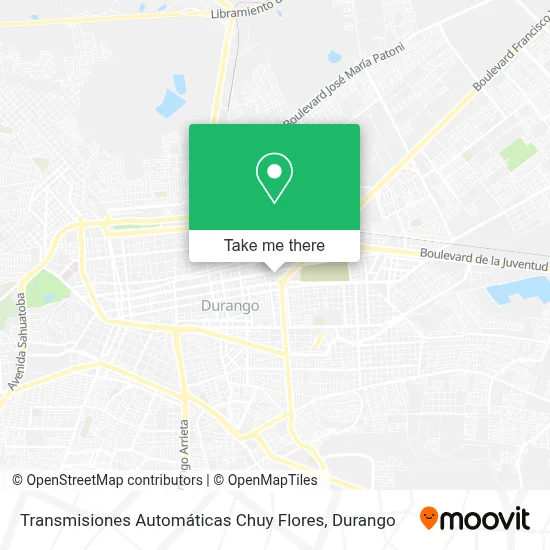 Transmisiones Automáticas Chuy Flores map
