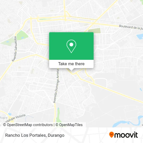 Rancho Los Portales map