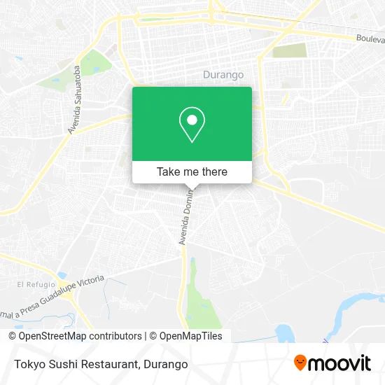 Tokyo Sushi Restaurant map