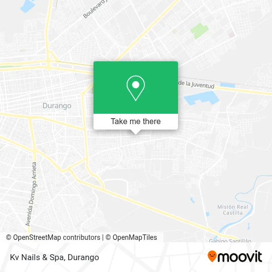 Kv Nails & Spa map