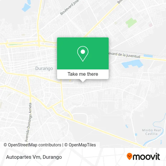 Autopartes Vm map