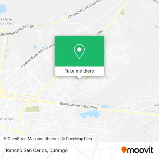 Rancho San Carlos map