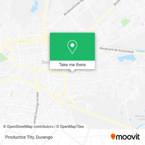 Productos Tity map