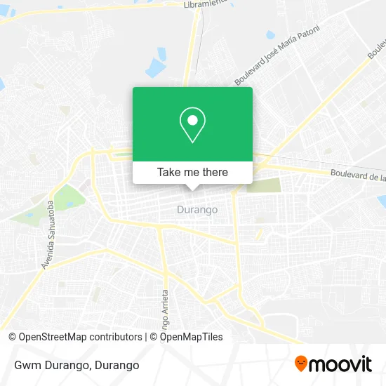 Gwm Durango map
