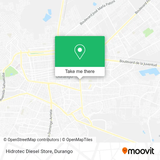 Hidrotec Diesel Store map